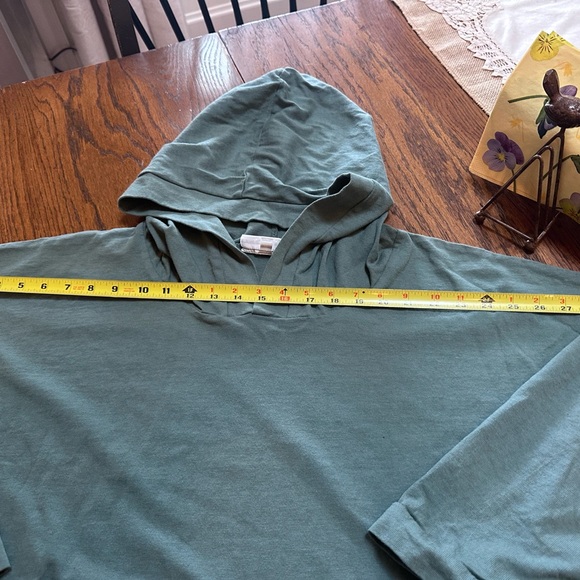 Bryn Walker Women’s XL Spruce Green Hooded Pullover - Picture 10 of 15